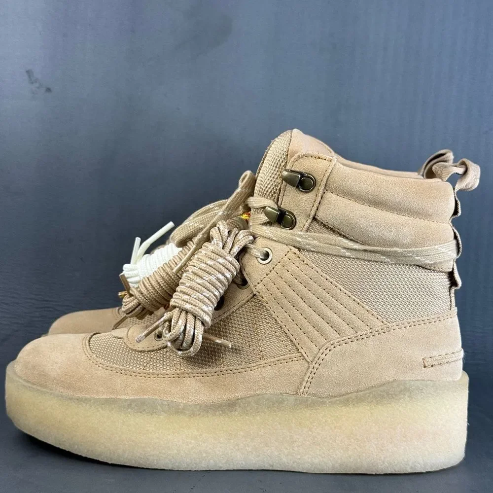 Clarks Originals Rushden Boot Ronnie Fieg 8th Street Shearling Tan men’s 7 new